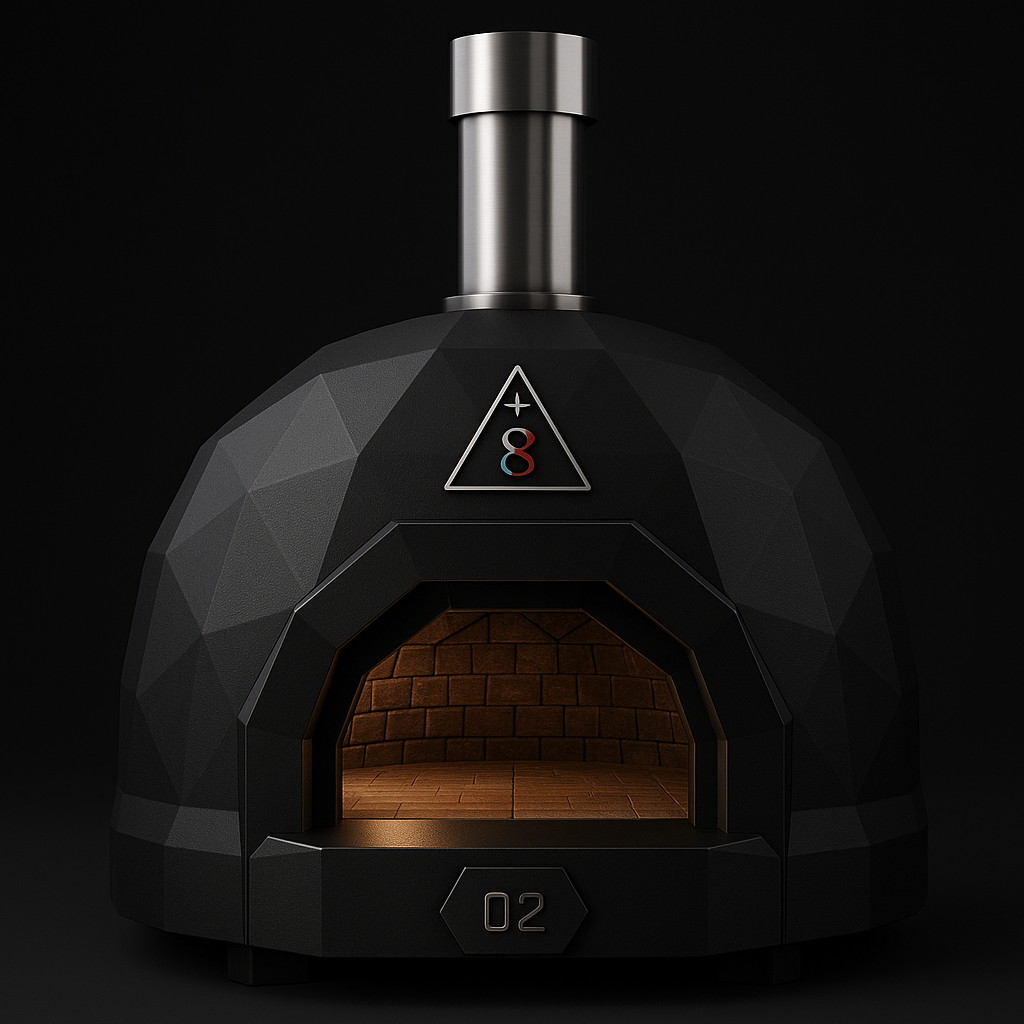 Finessed Forni faceted dome oven